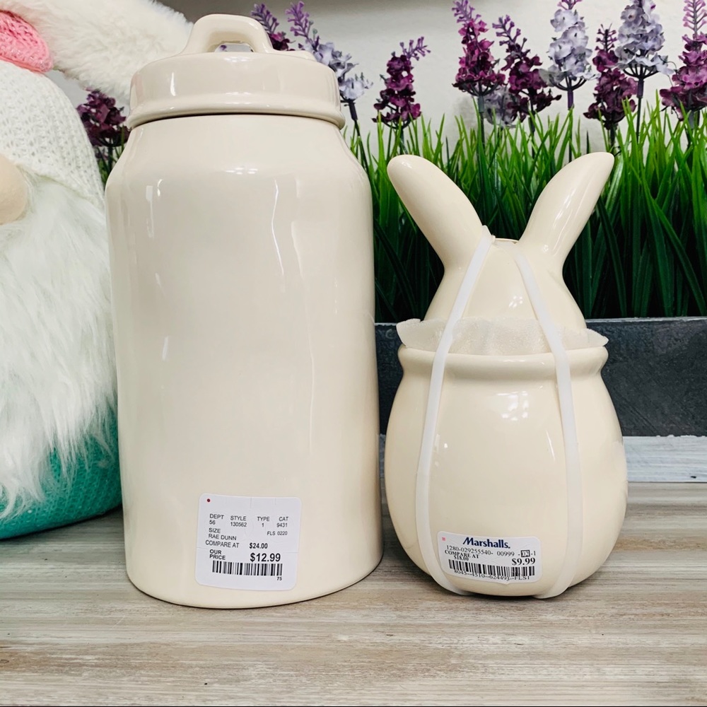 Rae Dunn Peeps Canister and Bunny Sugar Bowl - Picture 2 of 2